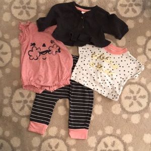 Cat & Jack 4 PC girls matching set